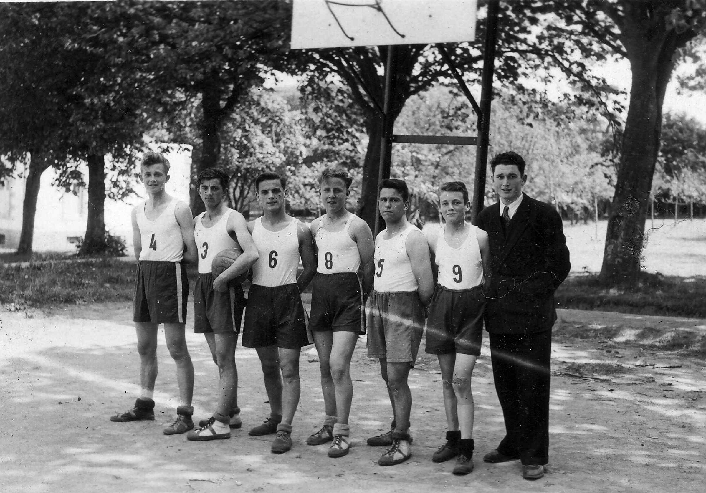 du basket, dans les années 50