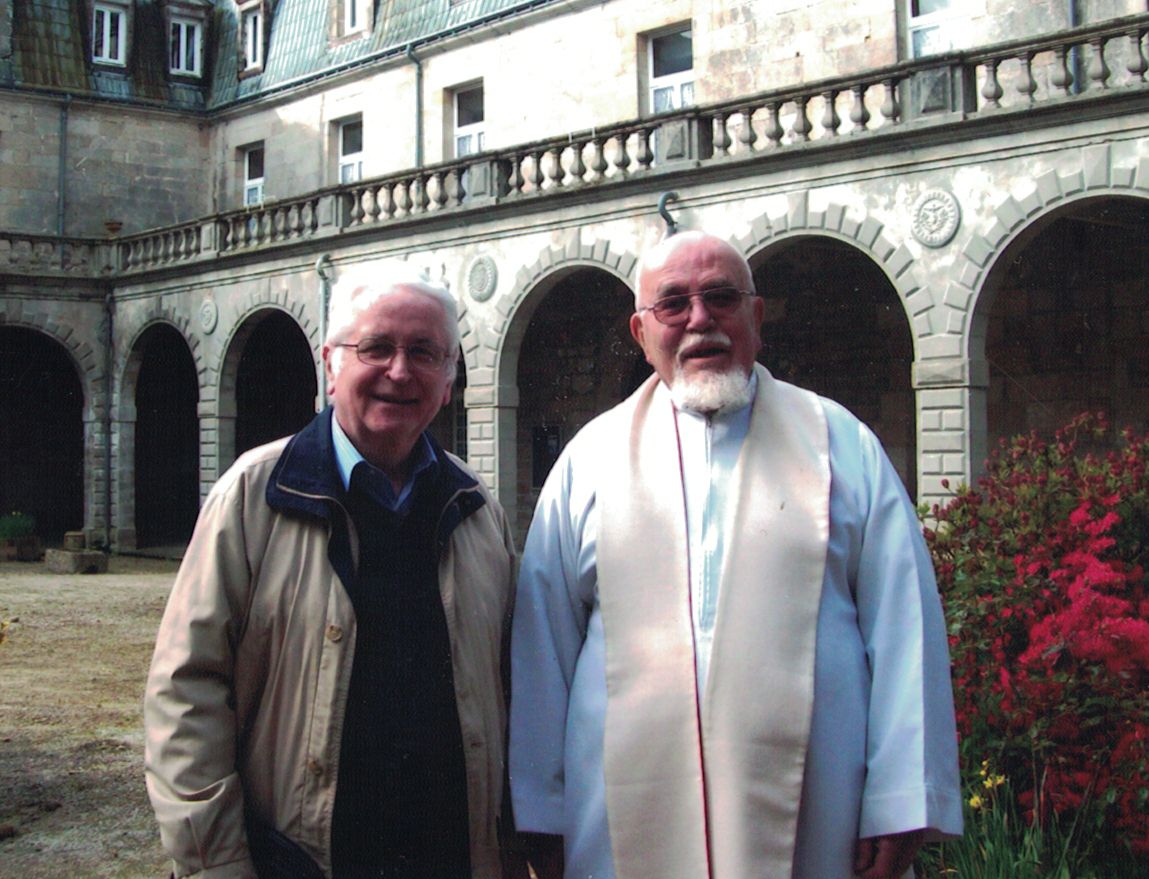 Le pre Menguy et Albert Le Car