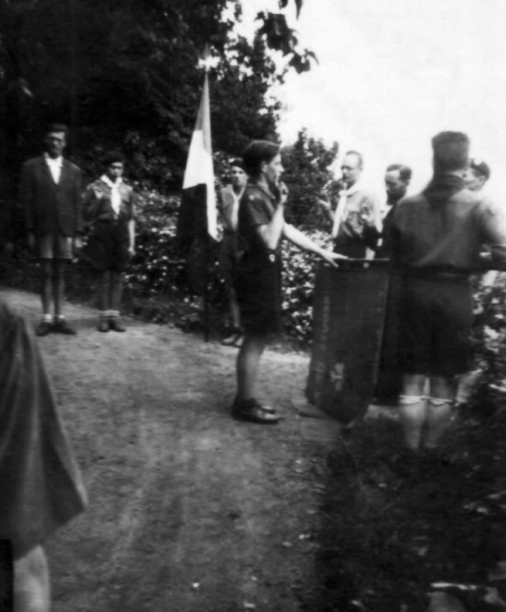 Promesse scoute, en 1947 Promesse scoute, en 1947