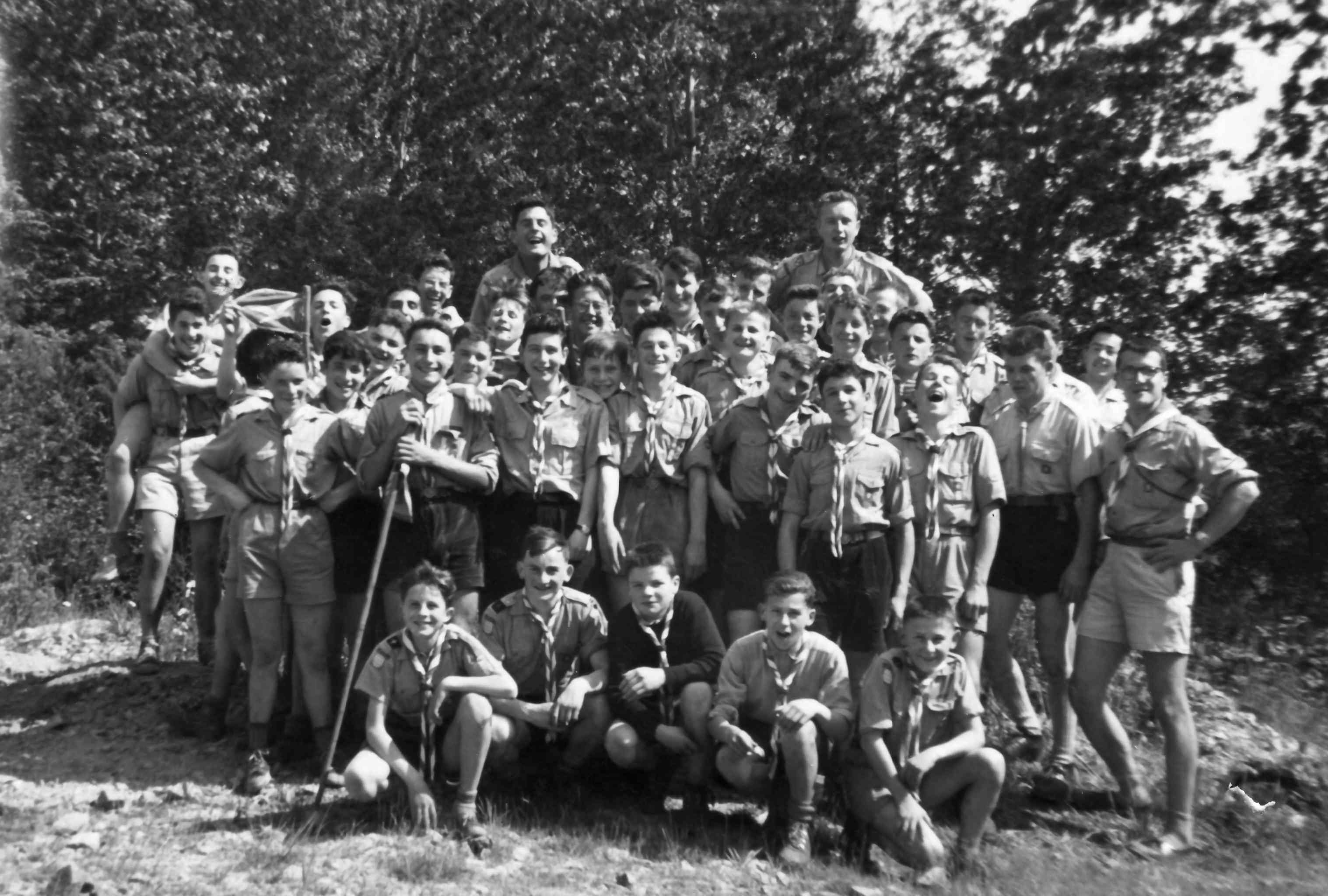 Sortie du groupe Saint Paul, en juin 1959 Sortie du groupe Saint Paul, en juin 1959